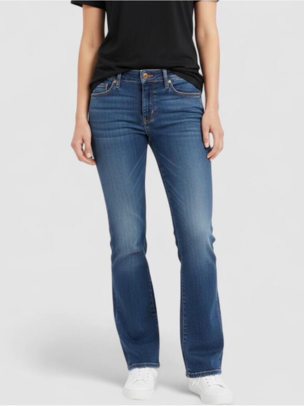 7 For All Mankind Kimmie Straight Leg Blue Jeans Womens 27